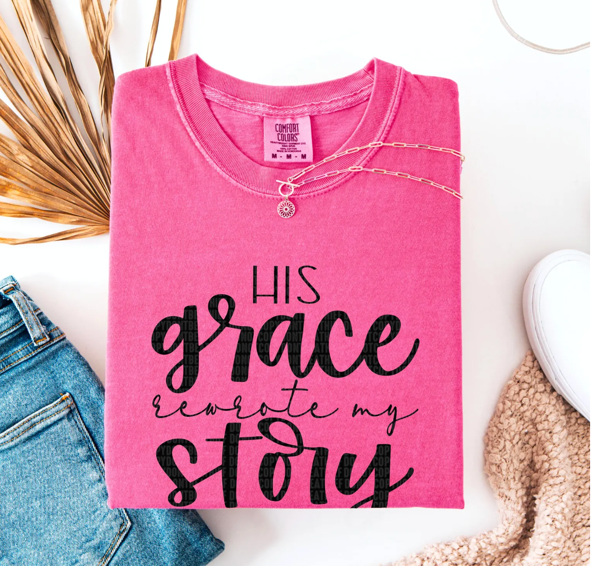 "His Grace Rewrote My Story" Tshirt