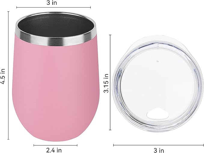 Engraved Travel Wine Tumbler - 12 oz.