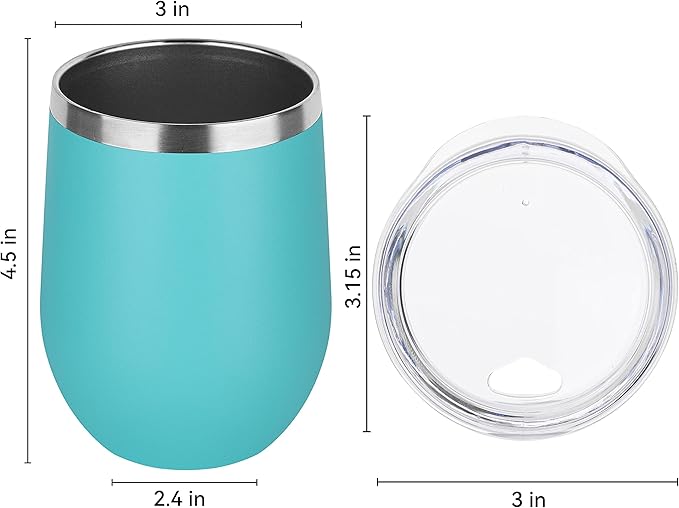 Engraved Travel Wine Tumbler - 12 oz.