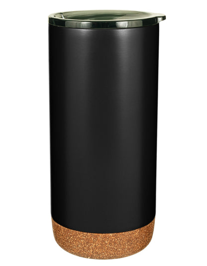 Stainless Steel & Cork Tumbler - 16 oz.