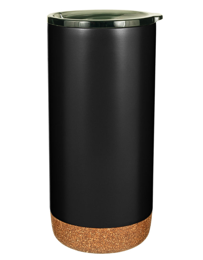Stainless Steel & Cork Tumbler - 16 oz.