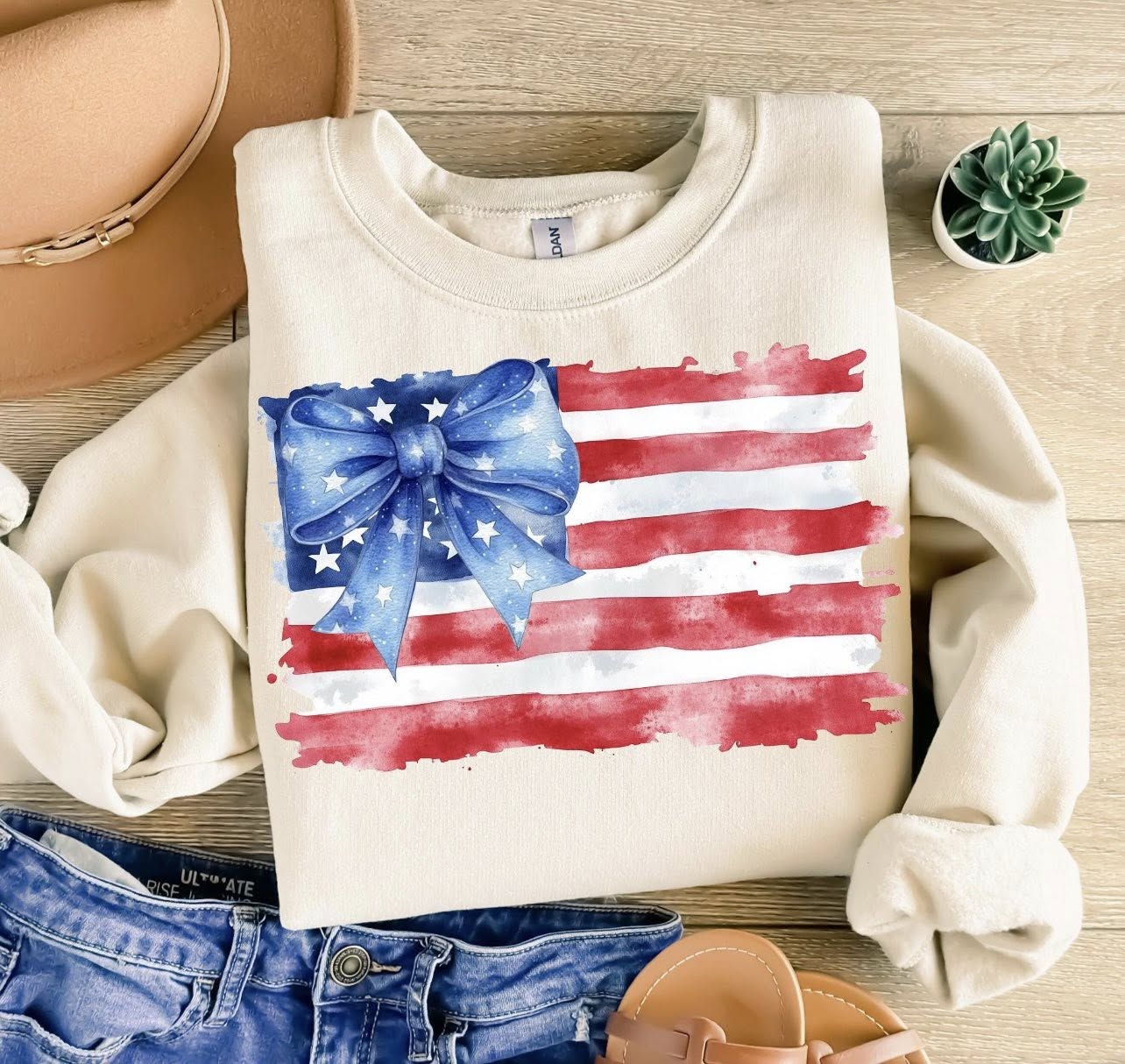 American Flag Tshirt