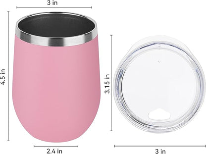Engraved Travel Wine Tumbler - 12 oz.